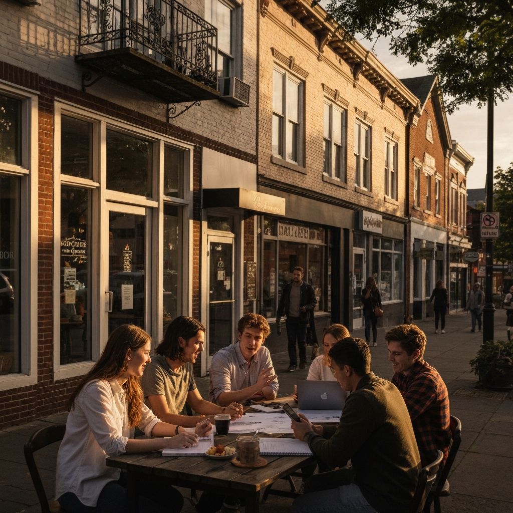 Giovani che collaborano su un progetto tecnologico